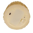 5"GOLD LED CANDLE W/FLICKER FLAME EFFECT. 