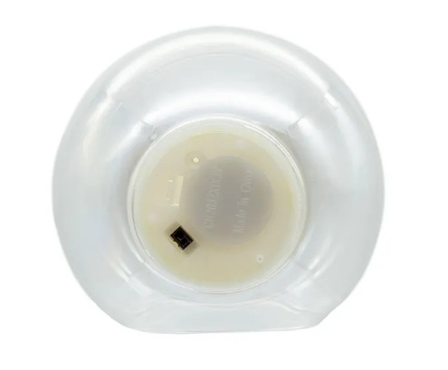90MM LED GLASS CANDLE ORNAMENT