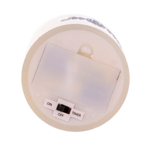 6 BATTERY OPERATED FIBER OPTIC LED SNOWFLAKE / INDIVIDUAL 