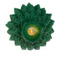 9´´BO LED FLCKR FLAME GREEN TREE CANDL