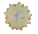 9´´BO LED FLCKR FLAME GOLD TREE CNDL