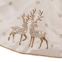 72"WHITE DUPION WREINDE  TREE HAND TREESKIRT.