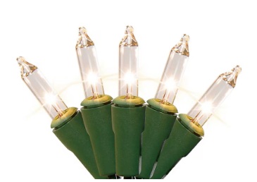 100 CLEAR INCANDESCENT MINI LIGHTS