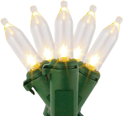 100 WARM WHITE MINI LED LIGHTS INDOOR/OUTDOOR