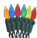 25 LED INDOOR C6 LIGHTS