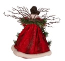 14"FABRIC MACHE ANGEL TREE TOP