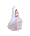 14¨ MULTI FIBROPTC LED ANGEL TREETOP