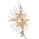 10L 14" GOLD GLITTER BETHLEHEM STAR TREETOP