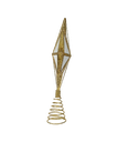 13.5"ACRYLIC GOLD STAR TREETOP