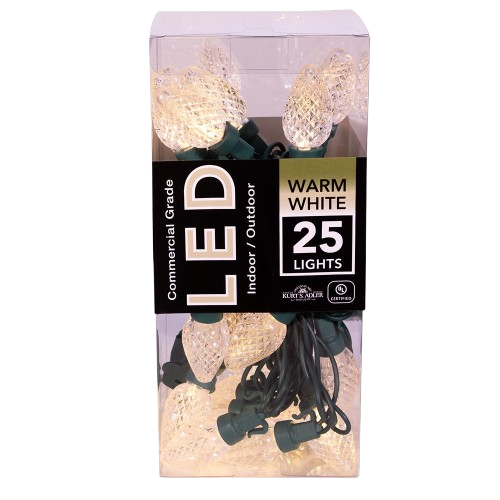 25L FACET C7 WARM WHITE LED GRN WIRE