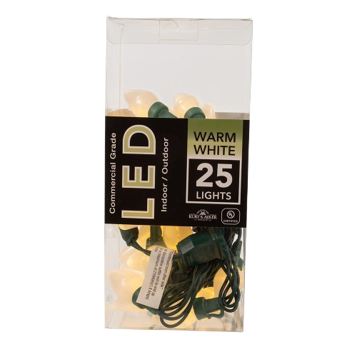 25L PEARL C7 WARM WHITE LED GRN WIRE