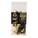 25L PEARL C7 WARM WHITE LED GRN WIRE