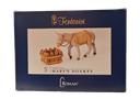 5" SCALE 3 PC ST MARY'S DONKEY. FONTANINI