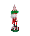 15"HOLLY WOOD RED, WHITE & GREEN CANDY TOWER HAT