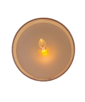 6´´B/O LED FLICKR FLAME CANDL IN JAR
