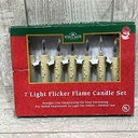 7 LIGHT FLICKER FLAME CANDLE SET
