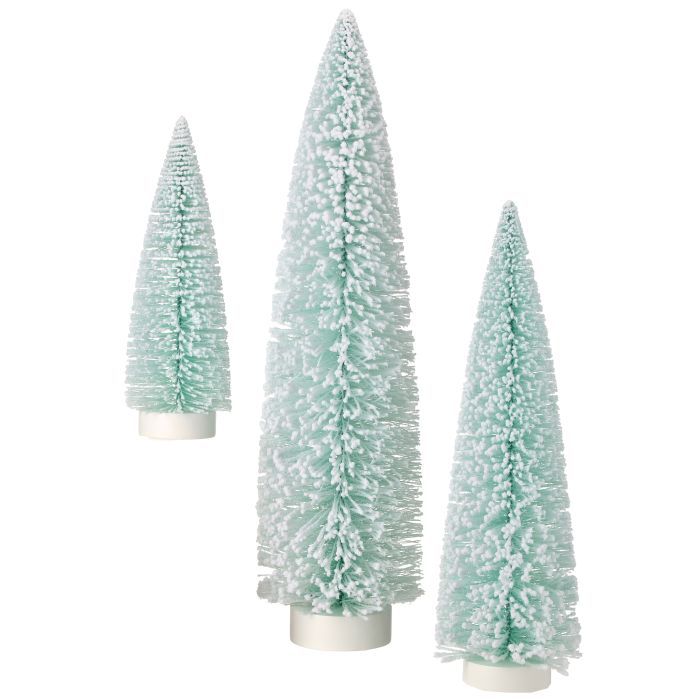 12" SNOW TIP BRISTLE TREE INDIVIDUAL