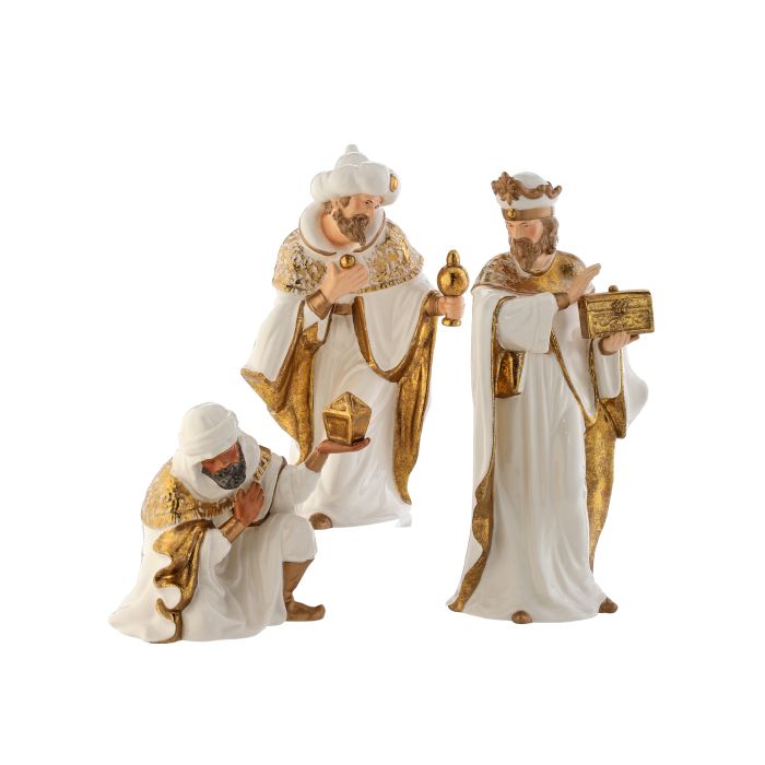 6.5-12.5" PORCELAIN THREE KINGS SET/3
