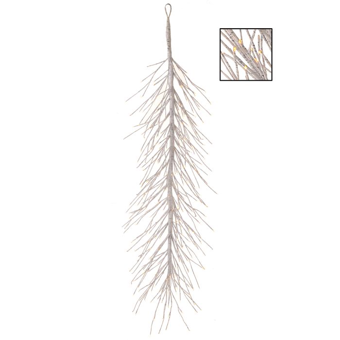 48" LED/TMR UL BIRCH GARLAND PLUG IN/REMOTE