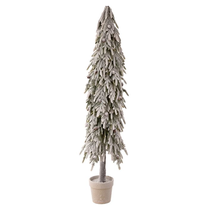 60"  POTTED S TOUCH  SNOW NORFOLK PINE TREE