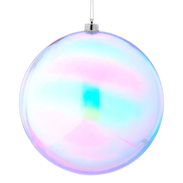 250MM VP CLEAR BALL ORNAMENT BOX/1 CLID
