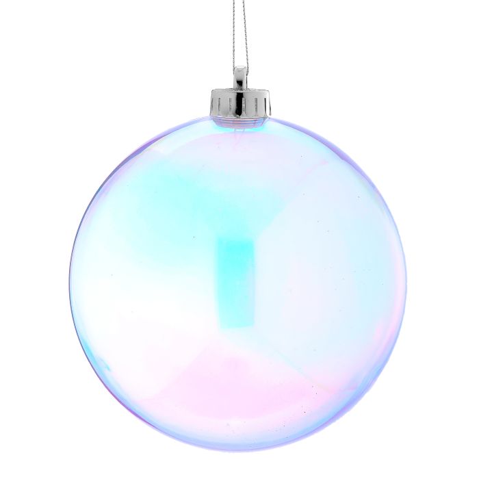 140MM VP CLEAR BALL ORNAMENT BOX/2 CLID