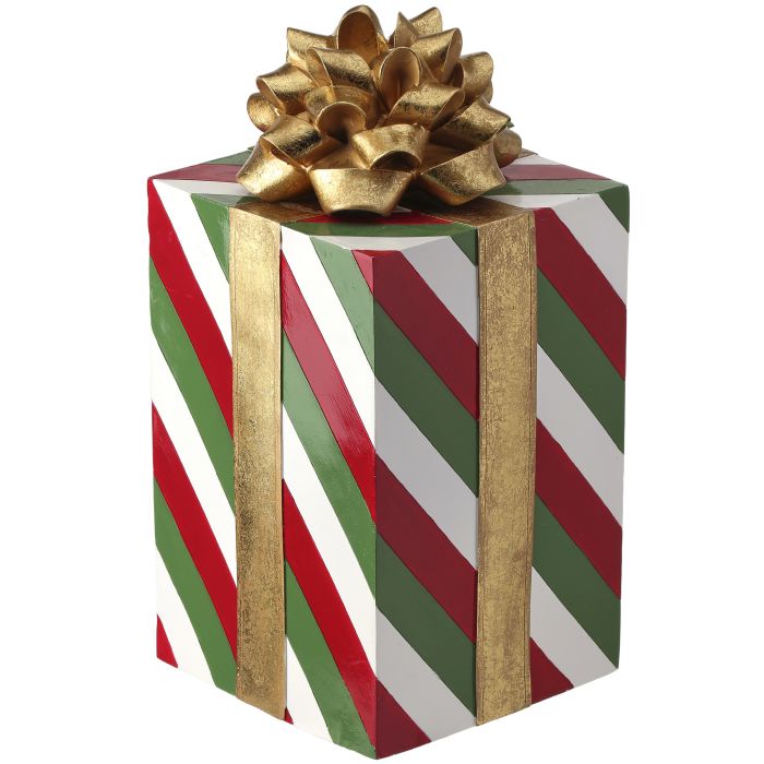 17" RESIN GIFT PACKAGE W/BOW RGAS