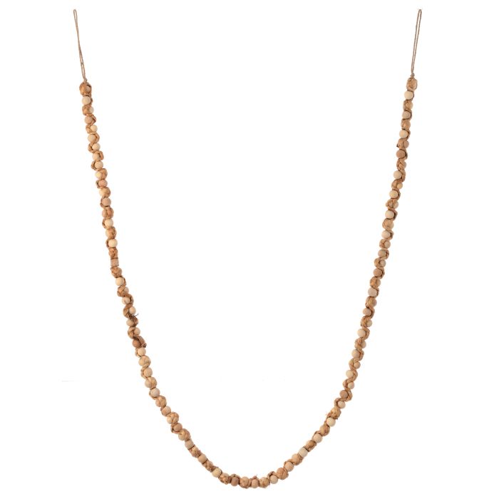72" HEMP W/WOOD BEAD GARLAND