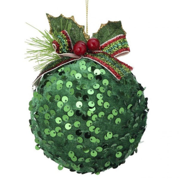 5" SEQUIN BALL ORNAMENT