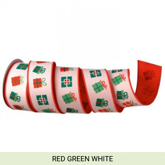 2.5"X10Y SATIN PLAYFUL GIFT PACKAGE RIBBON