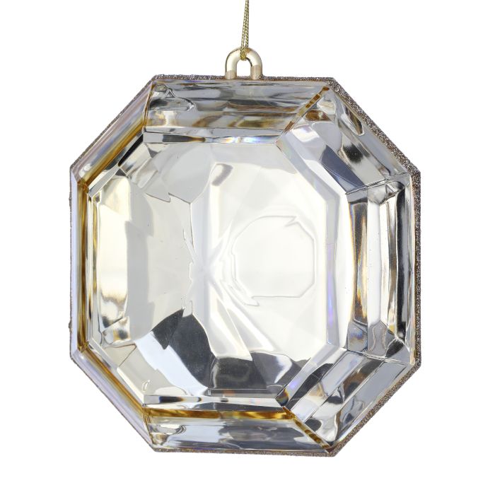 6" ACRYLIC SQUARE PRECIOUS GEM ORNAMENT