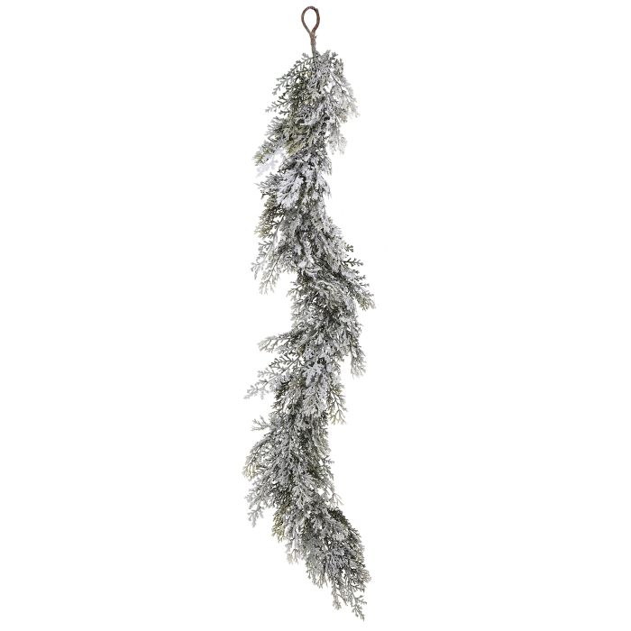 48" FROSTED CEDAR GARLAND