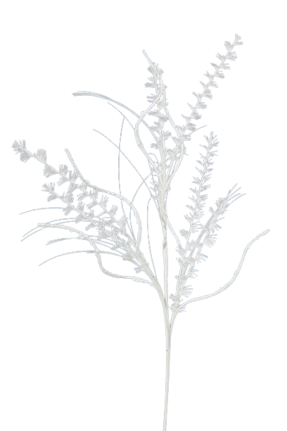 35" GLITTER/MICA MINI LEAF/GRASS SPRAY