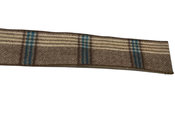2.5"X10Y TWEED PLAID RIBBON