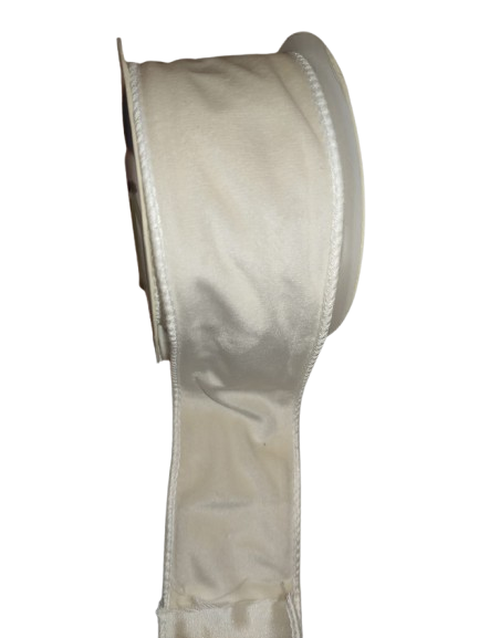2.5"X5Y SOFTY VELVET TAFETA BACK RIBBON CRWT