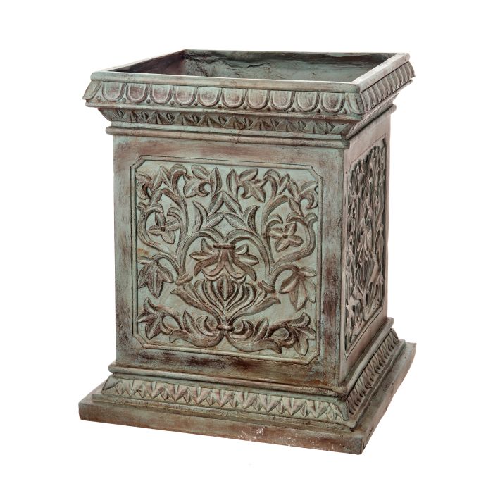 MGO ACANTHUS SQUARE PLANTER 20´´WX24´´T