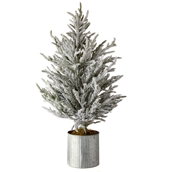 36" REAL TOUCH POTTED FLOCK NORFOLK PE TREE 