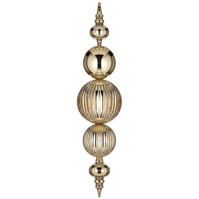 33" RIDGED VP BALL FINIAL ORNAMENT