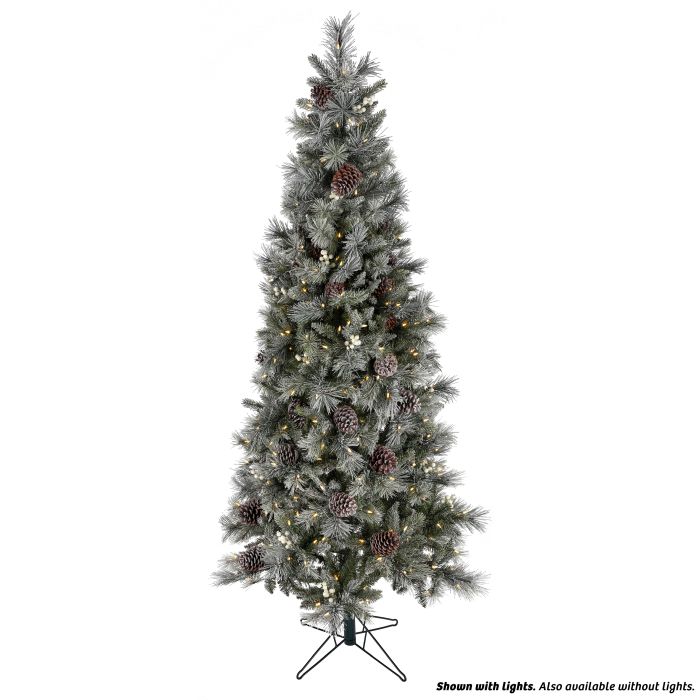7´TWINKLELED GLISTENING PINE TREE 38´´D 400L CON LUZ