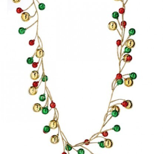 62" GLITTER MIX VP BALL GARLAND