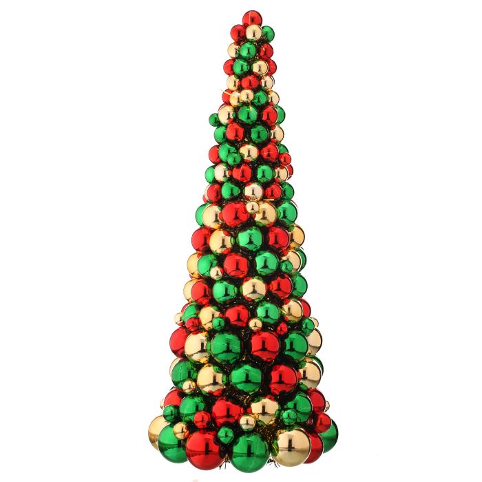 24" VP MIXED BALL CONE TREE  RDGG