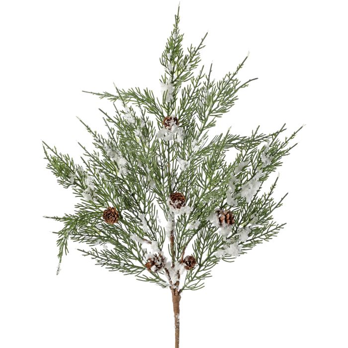 28´´SNOW WESTERN CEDAR SPRAY