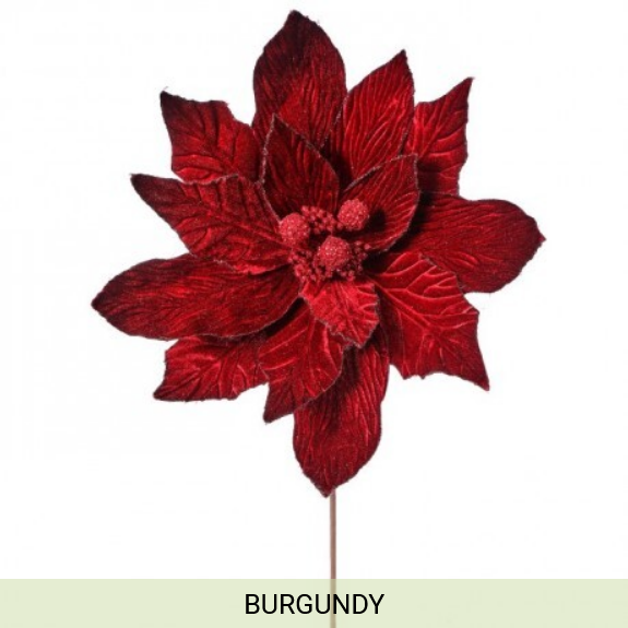 19´´D X 30´´T DISPLAY POINSETTIA STEM