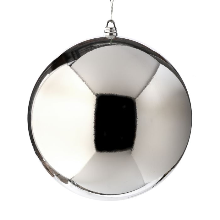 500MM VP UV OUTDOOR BALL ORNAMENT SILV