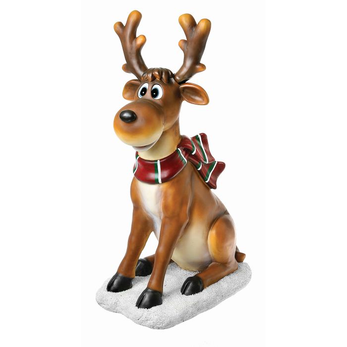 RESIN SITTING DEER 38"