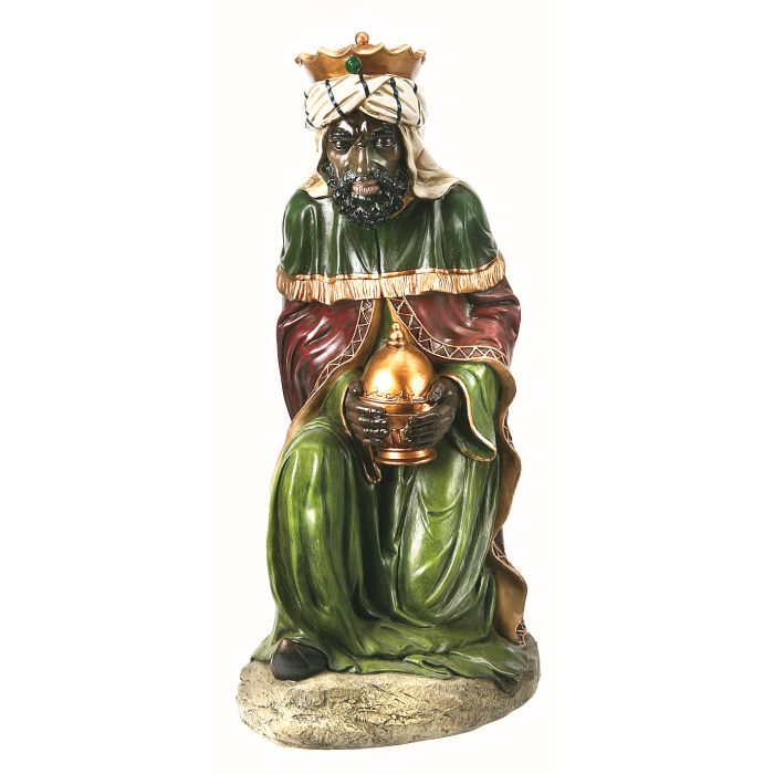 RESIN KNEELING KING 24"