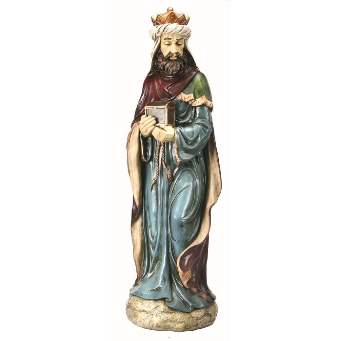 RESIN KING WITH CHEST 36"