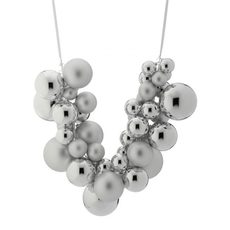 VP MATT,SHINY BALL DROP 36"  SILV