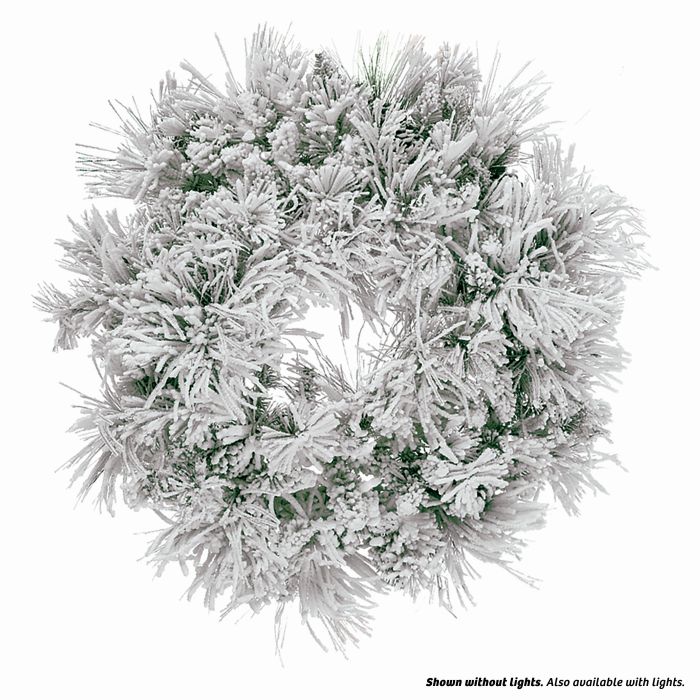 FLOCK BEAR MOUNTAIN WREATH 36´´150LV
