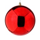 VP SHINY BALL 100MM RED SET OF 4
